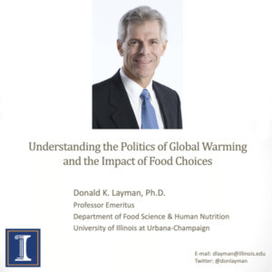Donald K. Layman, Ph.D. - Understanding the Politics of Global Warming and the Impact on Food Choices